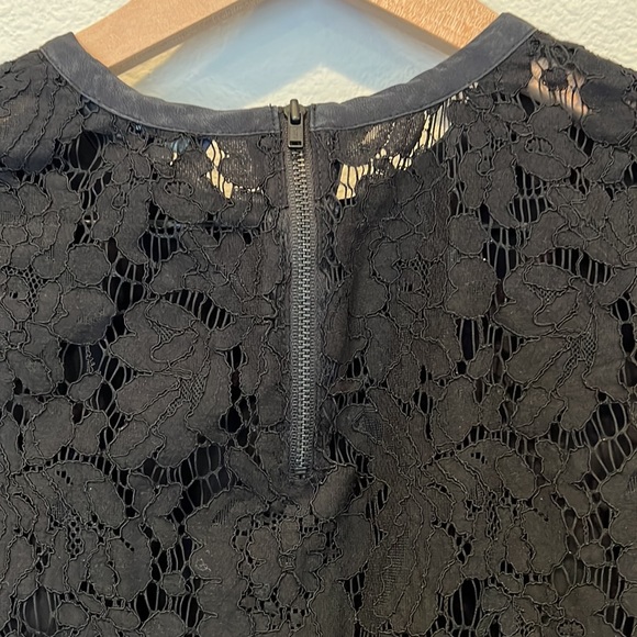 Madewell Lace Lined Short Sleeve Top - Picture 9 of 11